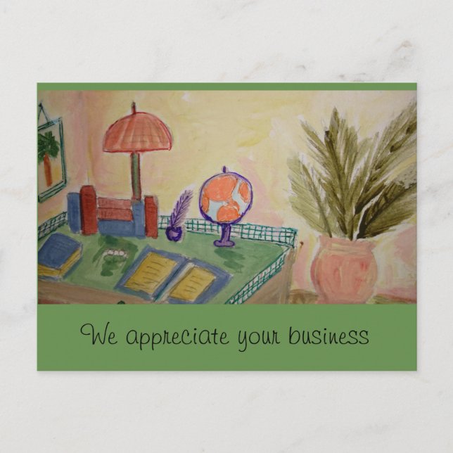 Thank you for Business Postcard (Front)