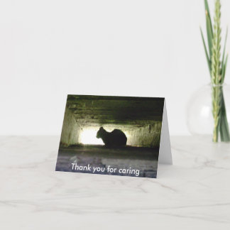 Thank you for caring card