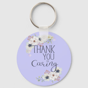 Thank You For Caring Caregiver Appreciation Key Ring