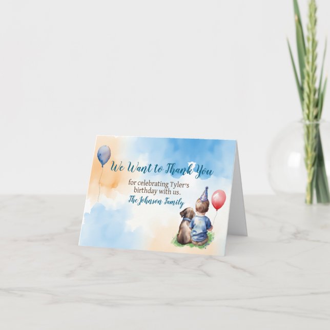 Thank you for Celebrating with Us | Birthday (Front)