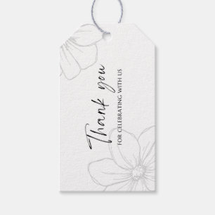Thank you for celebrating with us gift tags