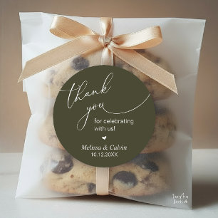 Thank you for celebrating with us Gifts Sticker