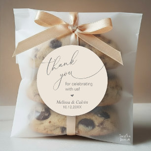 Thank you for celebrating with us Gifts Sticker