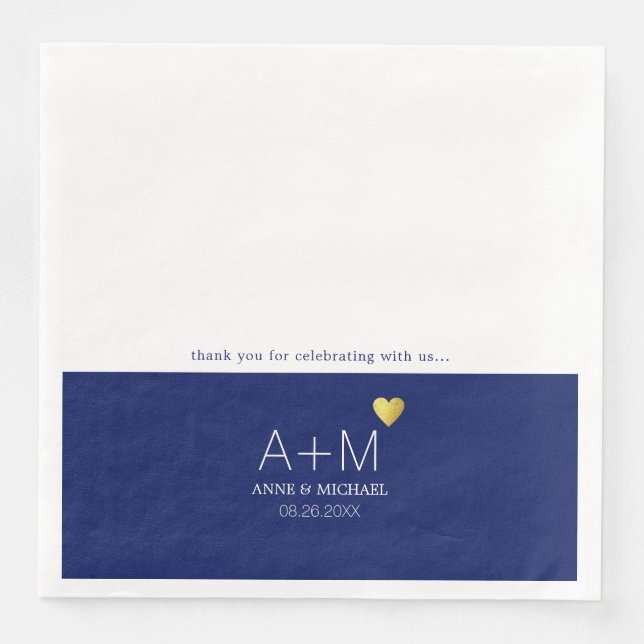 thank you for celebrating with us... napkin (Front)