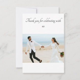 Thank you for celebrating with us - Wedding