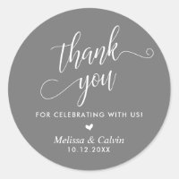 Thank you for celebrating with us, Wedding
