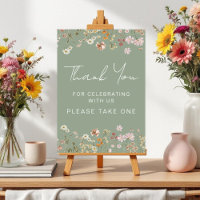 Thank You for Celebrating with Us Wildflower