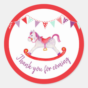 Thank you for coming baby shower stickers