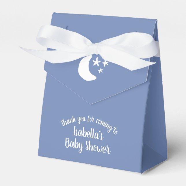 Thank you for coming custom baby shower favour box (Front Side)
