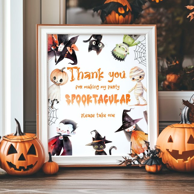 Thank you for coming Halloween costume party Poster (Creator Uploaded)