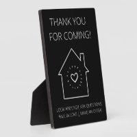 Thank You For Coming Open House Real Estate