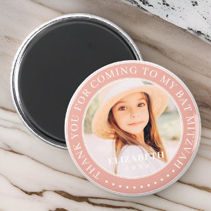 Thank You For Coming To My Bat Mitzvah Photo Magnet