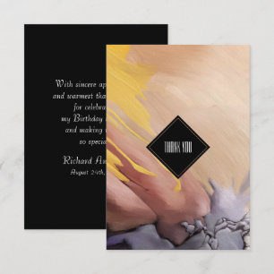 Thank You for coming to my Birthday Custom Cards