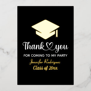 Thank You For Coming To My Party Graduation Cap