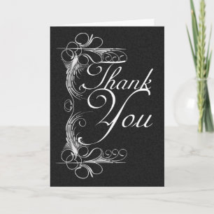 Thank You For Dinner Stylish Card