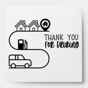 Thank You for Driving in Service Envelope 