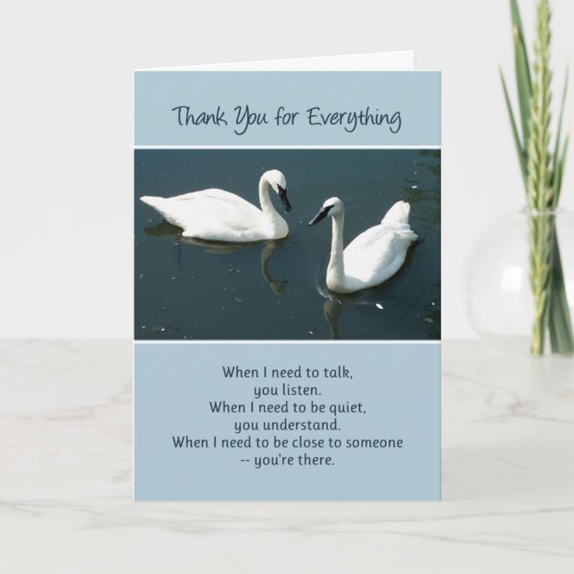 Thank You for Everything... Card (Front)