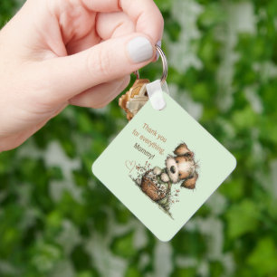 Thank you for everything, Mom! Key Ring