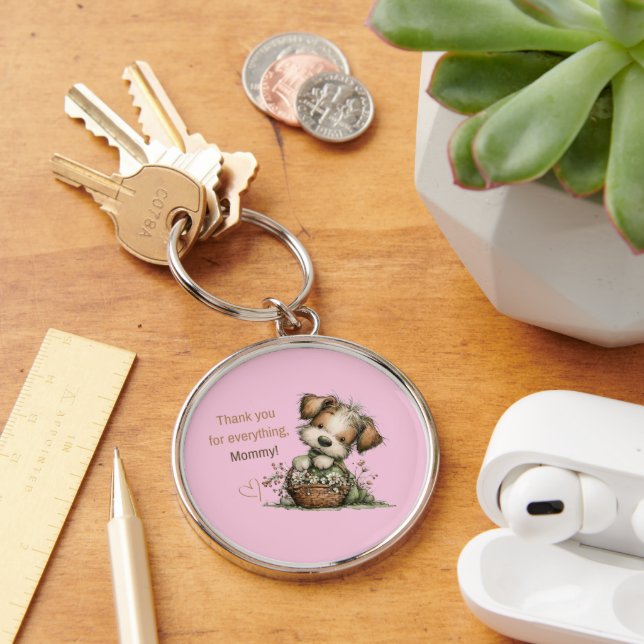 Thank you for everything, Mum! Key Ring (Desk)