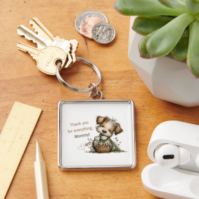 Thank you for everything, Mum! Key Ring (Desk)