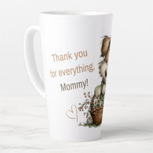 Thank you for everything, Mum! Latte Mug