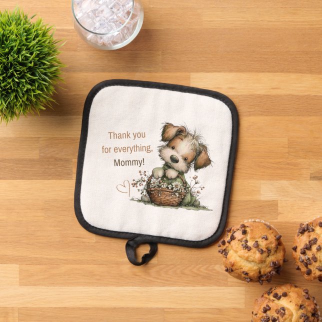 Thank you for everything, Mum! Pot Holder (Top Down)