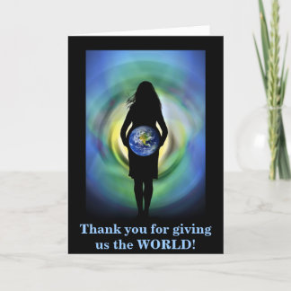Thank you for giving us the WORLD Card