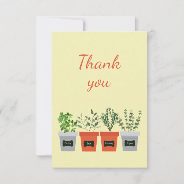 Thank You For Help Watering Plants, Gardening (Front)