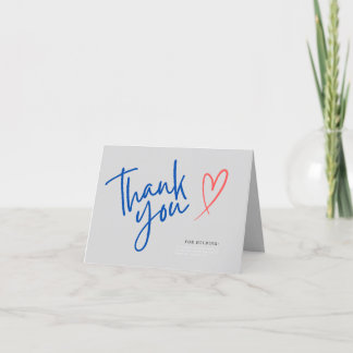 THANK YOU FOR HELPING CARD