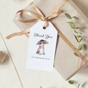 Thank you for helping me grow Appreciation Gift Tags