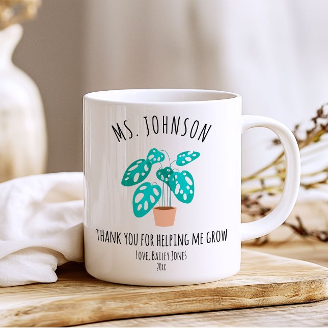 Thank You for Helping Me Grow Coffee Mug (Creator Uploaded)