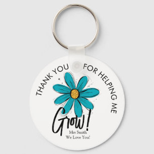 thank you for helping me Grow teacher coffee mug Key Ring