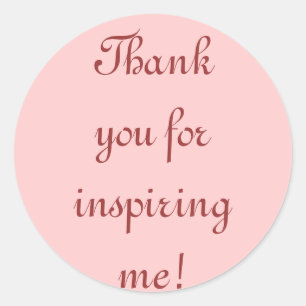 Thank you for inspiring me! Stickers
