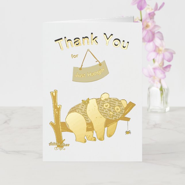 Thank You for Just Hangin' Card - Adiela Akoo (Orchid)