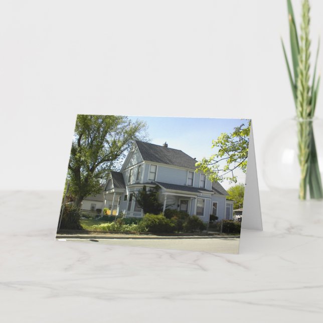 Thank you for listing your home card. (Front)