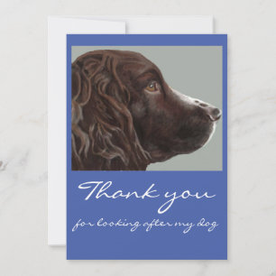 Thank you for looking after my dog card