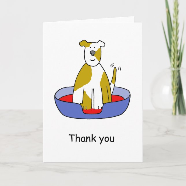 Thank You for Looking After the Dog Card (Front)