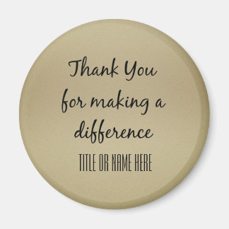 Thank You for Making A Difference Personalised Magnet