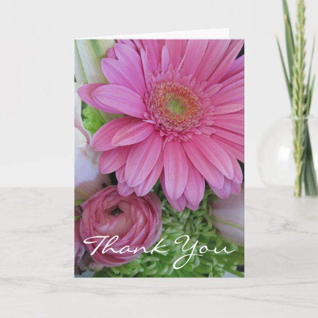 Thank You for medical care-Floral/Personalise (Front)