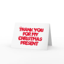 Thank you for my Christmas present