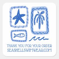 THANK YOU FOR ORDER Cute Beach Sea CUSTOM
