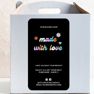 Thank You For Order Retro   Made with love 