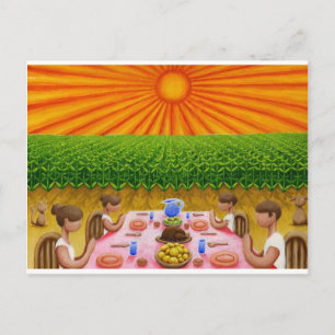 Thank You For Our Daily Bread Postcard