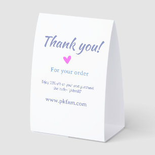 Thank you for purchase pink family business detail