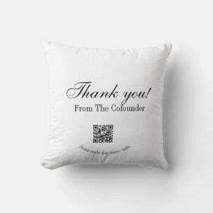 Thank you for purchase pink family business detail cushion