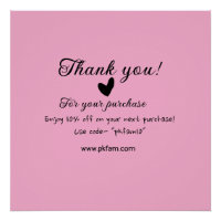 Thank you for purchase pink family business detail
