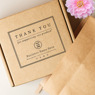 Thank you For Purchasing Our Product Business Logo Rubber Stamp