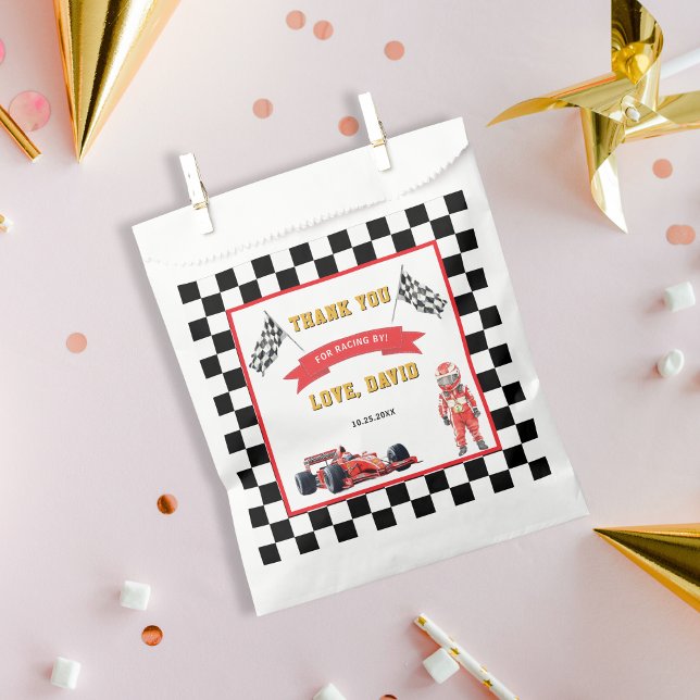 Thank You For Racing By Party Favour Bags (Creator Uploaded)