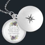 Thank you for raising the man of my dreams Gift   Locket Necklace<br><div class="desc">Thank you for raising the man of my dreams saying on a silver necklace or locket necklace is the perfect gift to give to your future mother in law or mother in law. She will treasure it. The perfect gift for the Mother of the Groom on your wedding day. Available...</div>