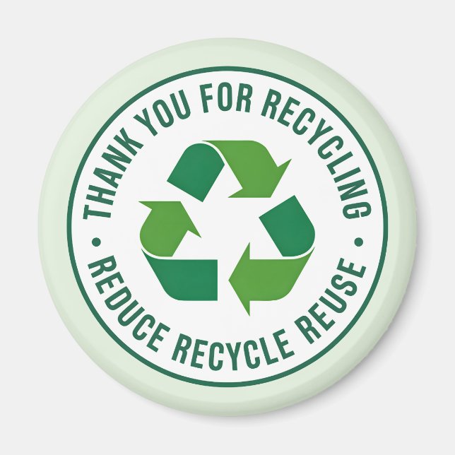Thank you for Recycling Magnet (Front)